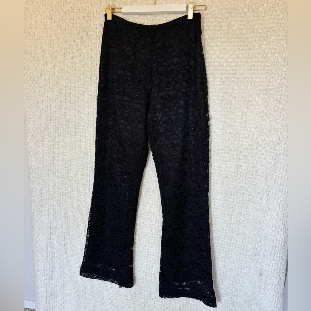 Beaded Flare Lace Pants✨